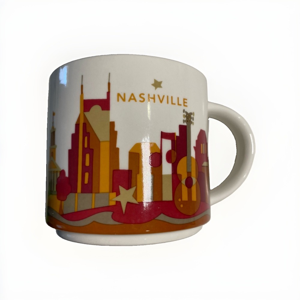 Starbucks Nashville Tennessee You Are Here Collection 14oz Coffee Mug Cup